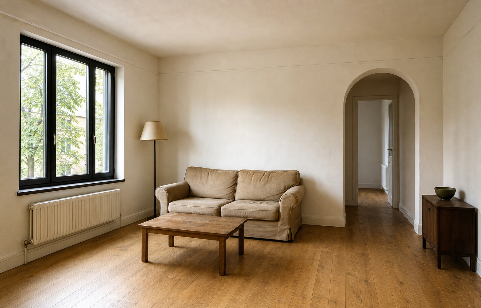 The living room before redesign